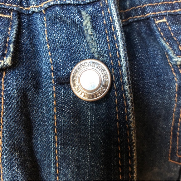 Juniors women American Eagle Jean Jacket size medium - Picture 8 of 8